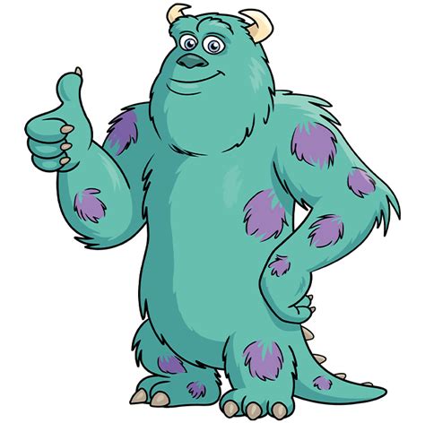 monster inc drawings|monsters blue sulley drawing.